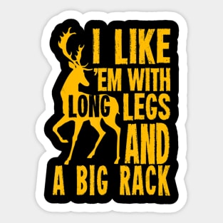 Funny Deer Hunting Quote Gift for Hunters Sticker